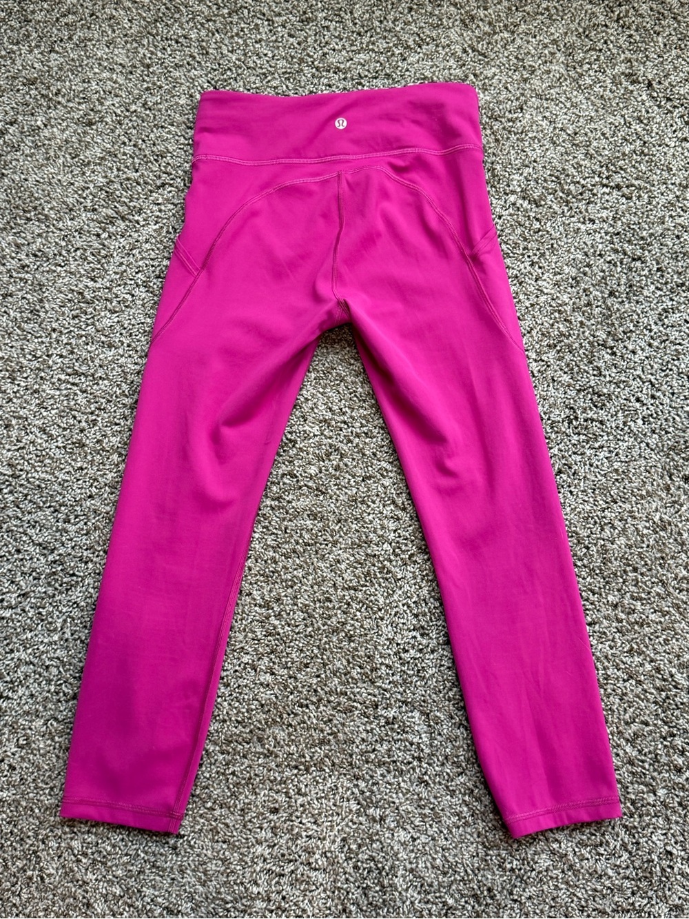 Lululemon Invigorate High-Rise Crop 23" Leggings - Pink